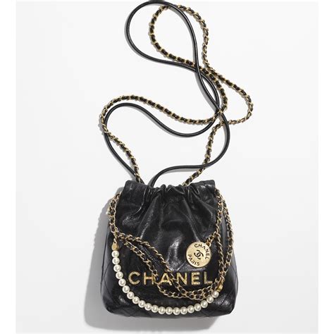 chanel 22 mini 2023|Chanel 22 mini handbag, Shiny calfskin & gold.